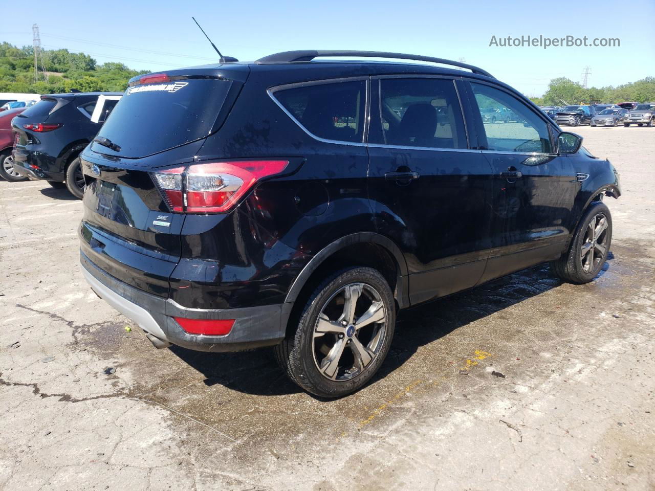 2017 Ford Escape Se Black vin: 1FMCU0GD7HUB87814