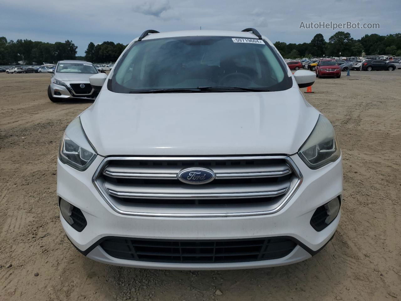 2017 Ford Escape Se White vin: 1FMCU0GD7HUC13814