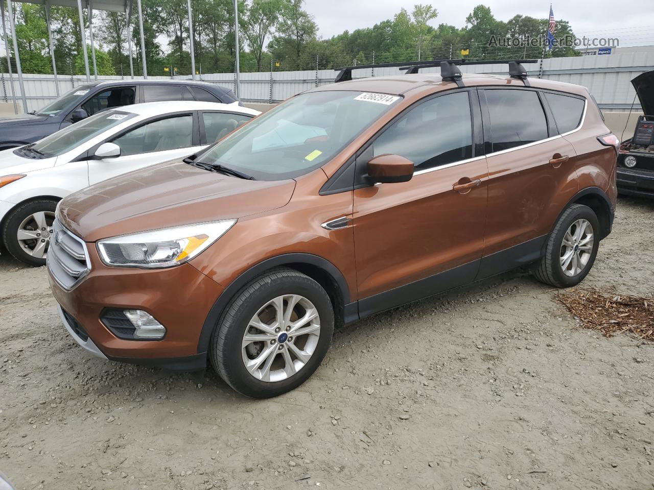 2017 Ford Escape Se Brown vin: 1FMCU0GD7HUC87802