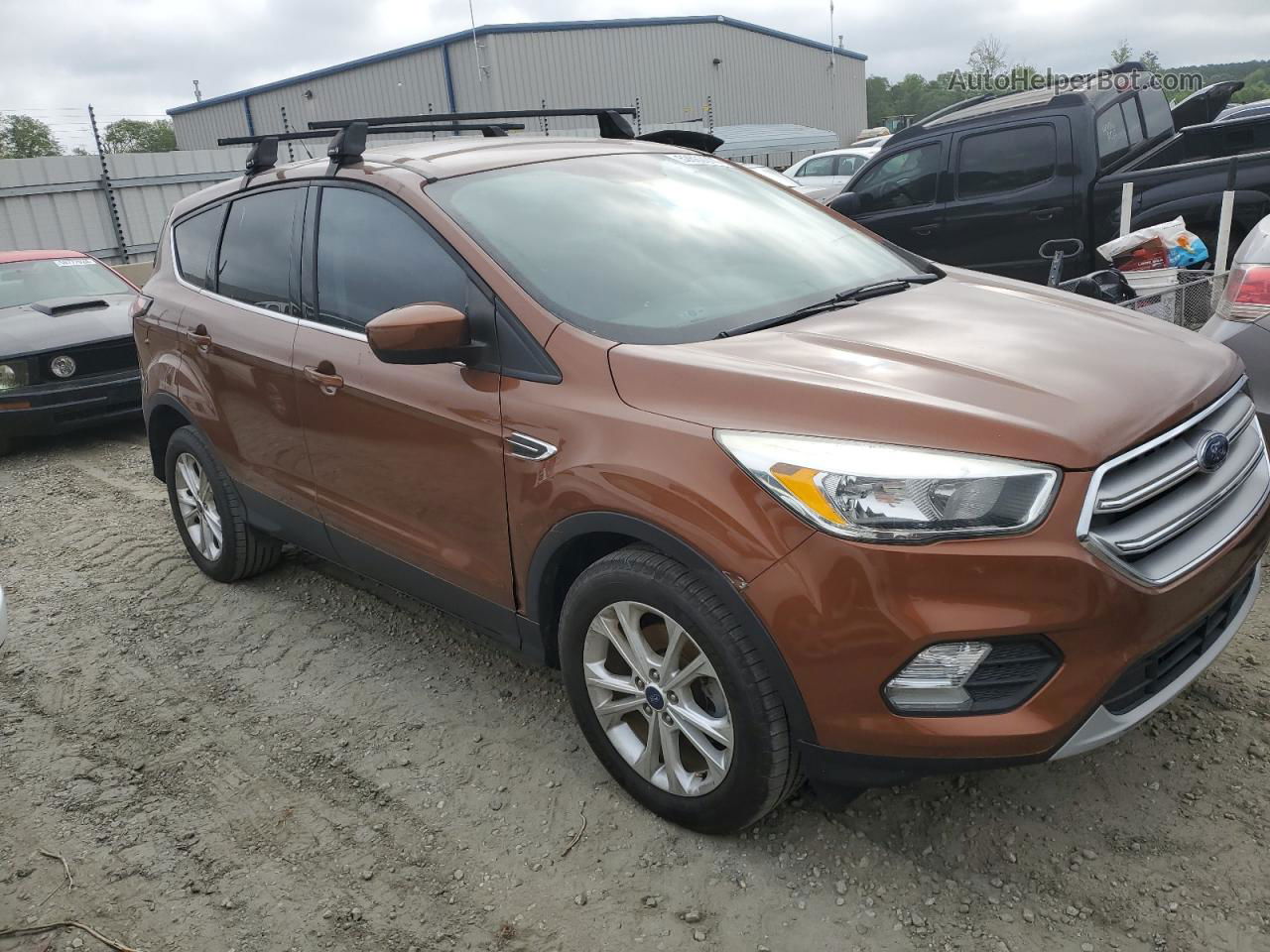 2017 Ford Escape Se Brown vin: 1FMCU0GD7HUC87802