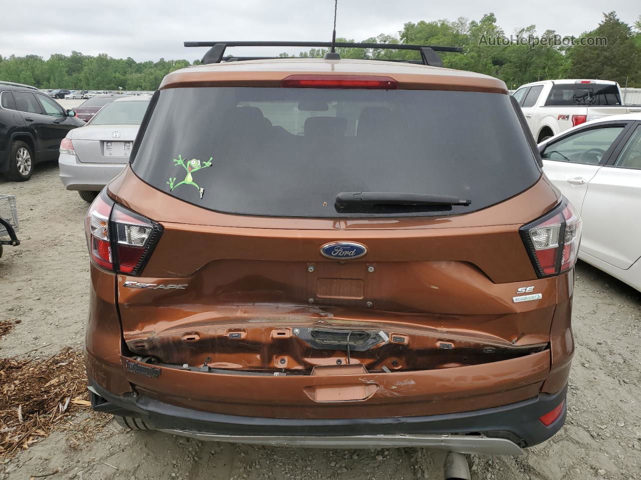 2017 Ford Escape Se Brown vin: 1FMCU0GD7HUC87802