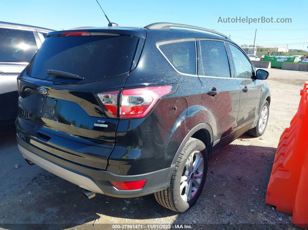 2017 Ford Escape Se Черный vin: 1FMCU0GD7HUC98847