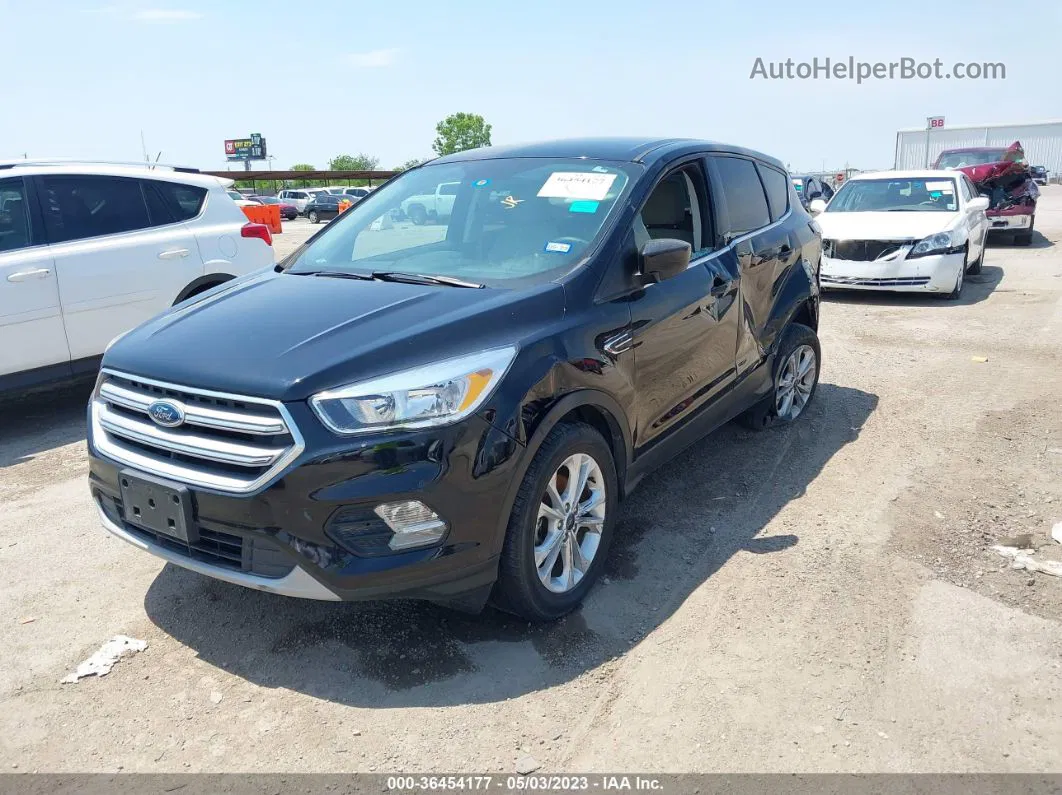 2017 Ford Escape Se Black vin: 1FMCU0GD7HUD19258