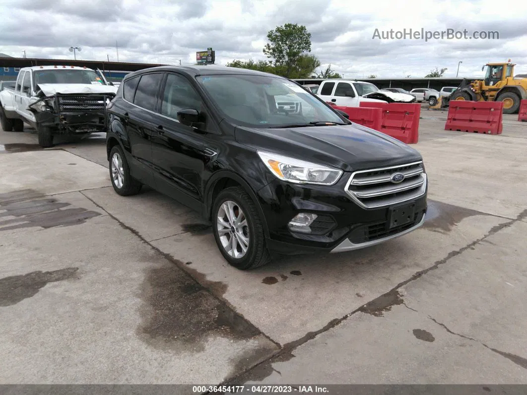 2017 Ford Escape Se Black vin: 1FMCU0GD7HUD19258