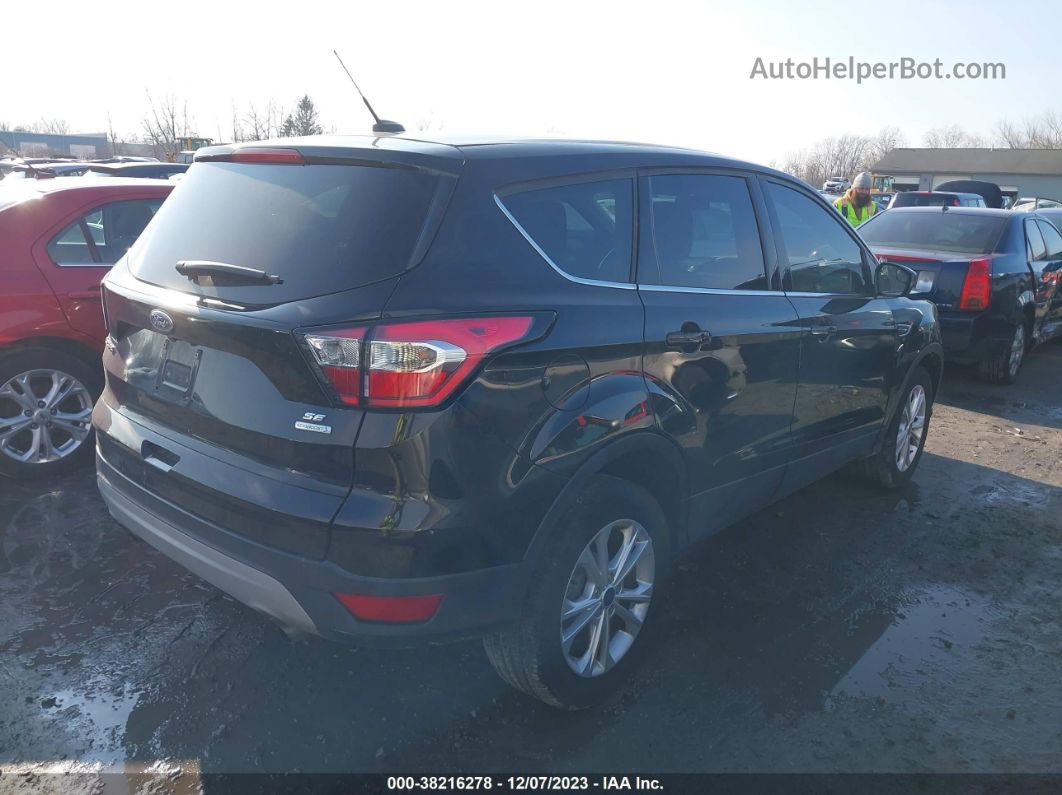 2017 Ford Escape Se Black vin: 1FMCU0GD7HUE53476