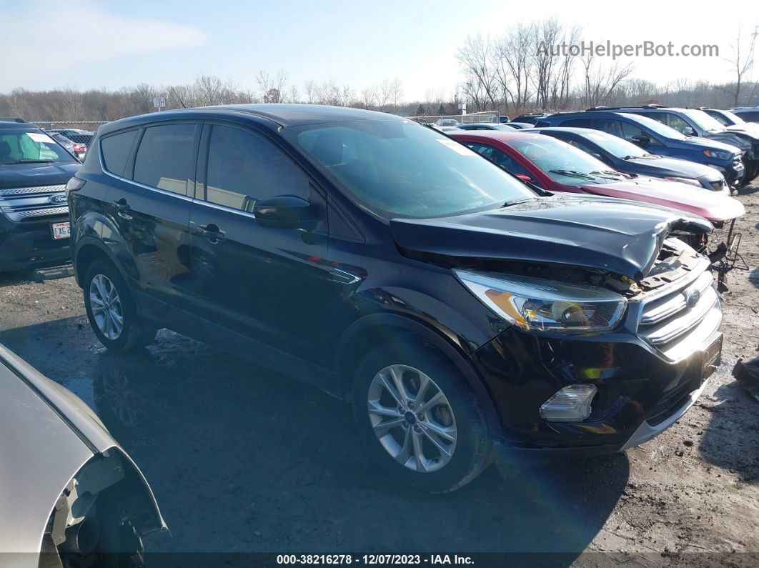 2017 Ford Escape Se Black vin: 1FMCU0GD7HUE53476