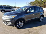 2019 Ford Escape Se Gray vin: 1FMCU0GD7KUB10139