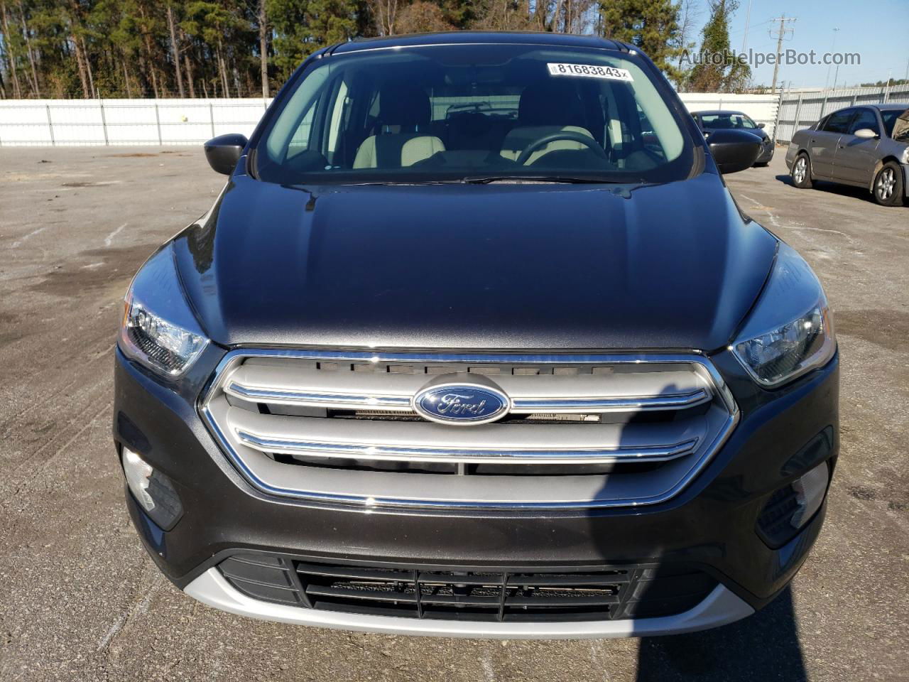 2019 Ford Escape Se Gray vin: 1FMCU0GD7KUB10139