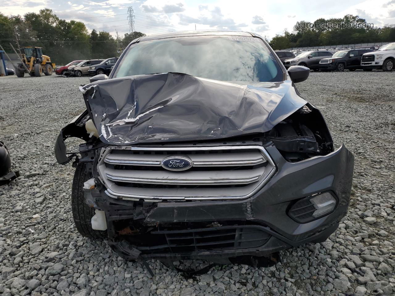 2019 Ford Escape Se Gray vin: 1FMCU0GD7KUB64363