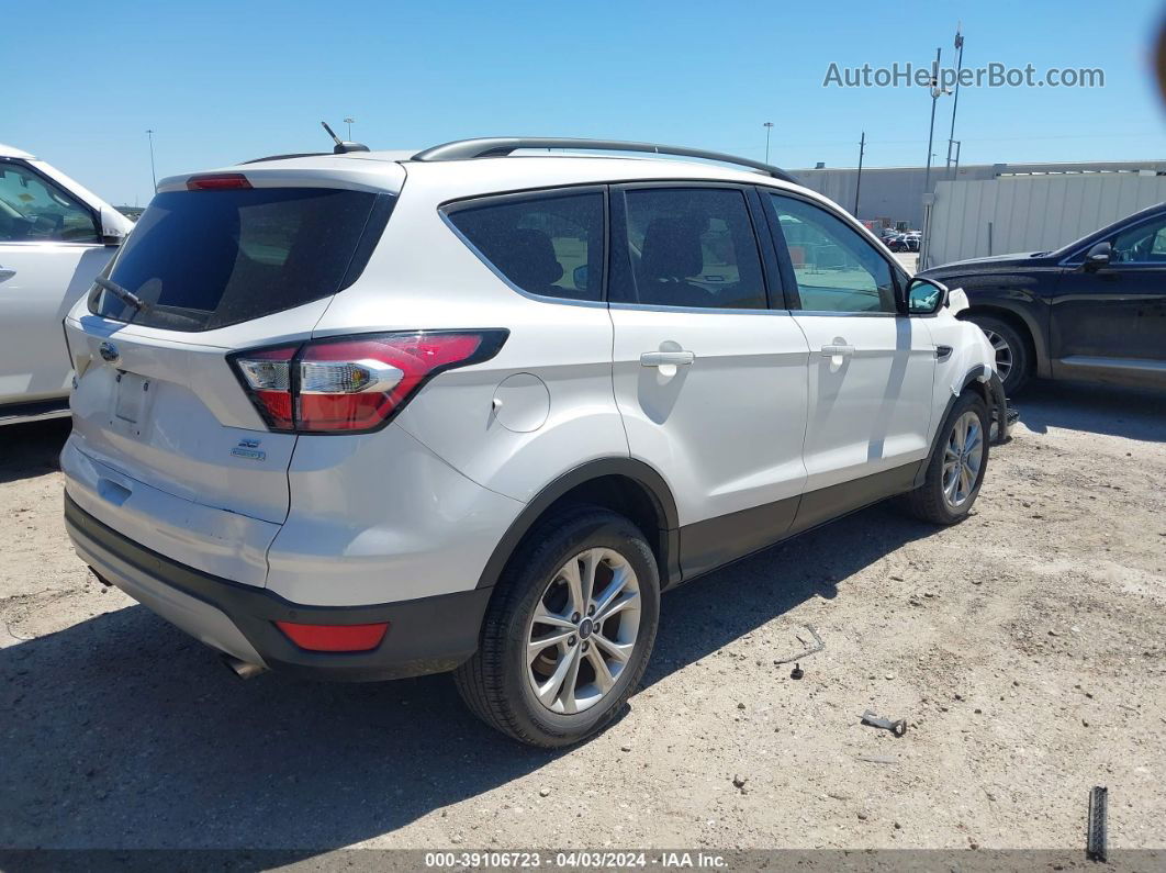 2017 Ford Escape Se White vin: 1FMCU0GD8HUD28258