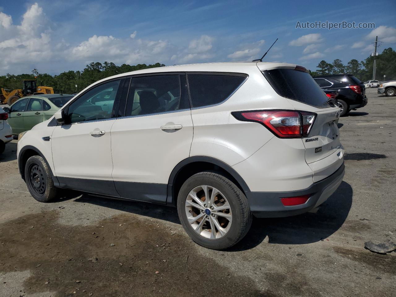 2017 Ford Escape Se White vin: 1FMCU0GD8HUD48574