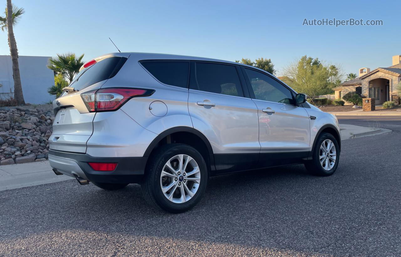 2017 Ford Escape Se Silver vin: 1FMCU0GD8HUE38761