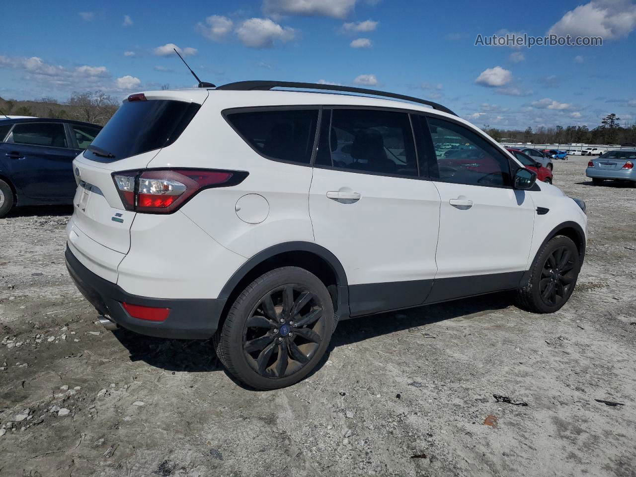 2017 Ford Escape Se White vin: 1FMCU0GD8HUE56032