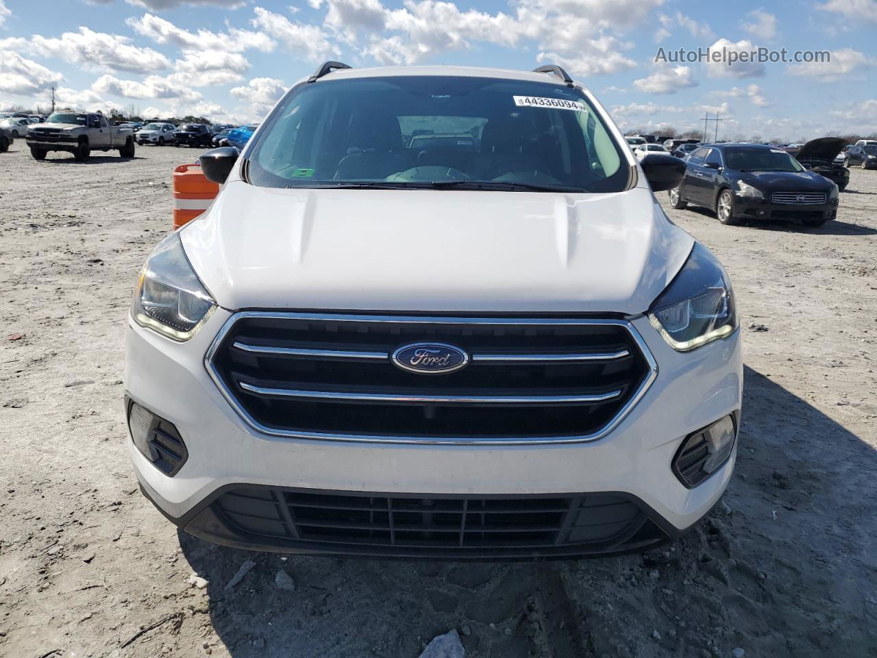 2017 Ford Escape Se White vin: 1FMCU0GD8HUE56032