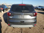 2019 Ford Escape Se Gray vin: 1FMCU0GD8KUA06209