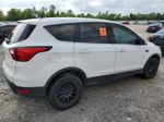 2019 Ford Escape Se White vin: 1FMCU0GD8KUA56706