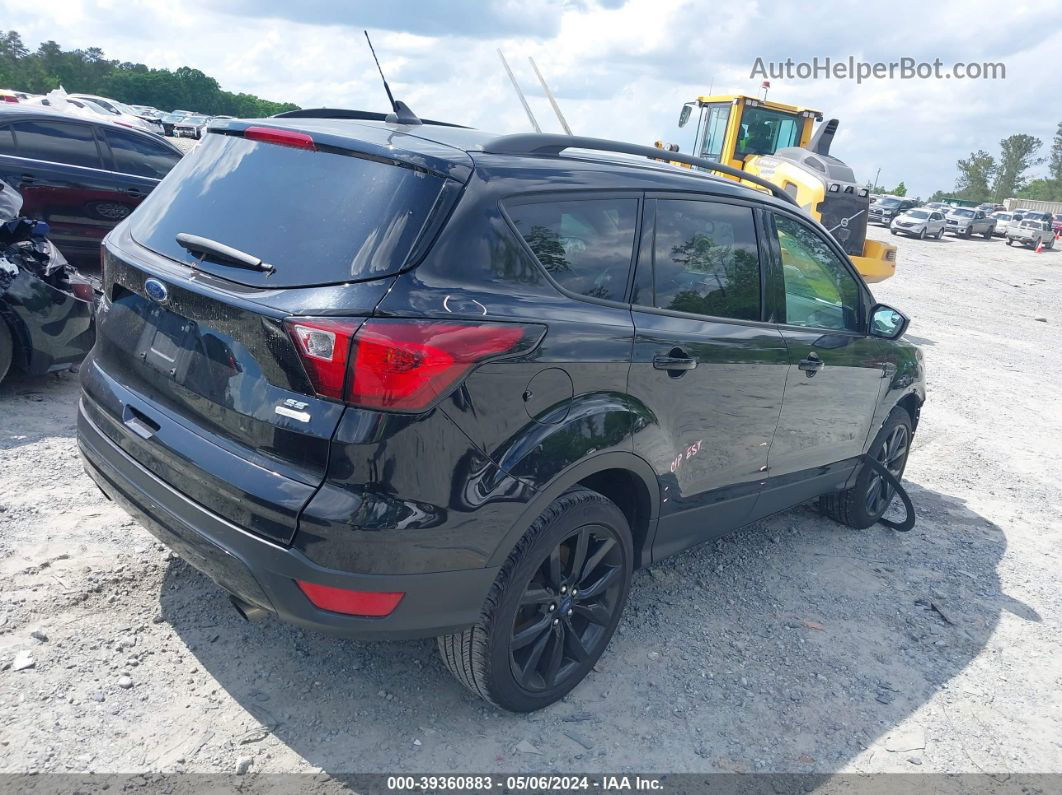 2019 Ford Escape Se Black vin: 1FMCU0GD8KUB80474