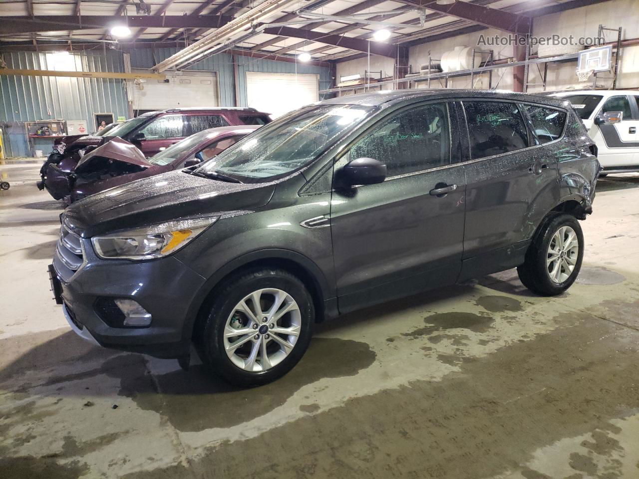 2019 Ford Escape Se Серый vin: 1FMCU0GD8KUC54492