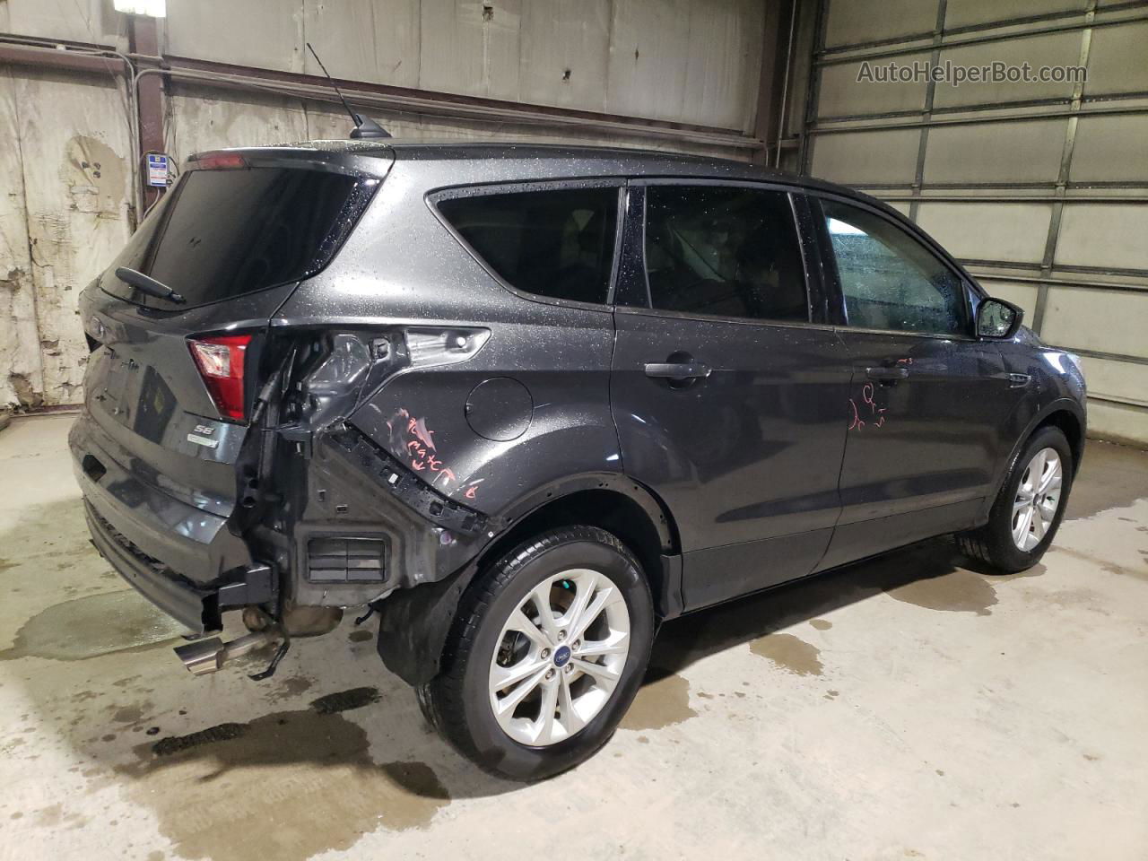 2019 Ford Escape Se Серый vin: 1FMCU0GD8KUC54492