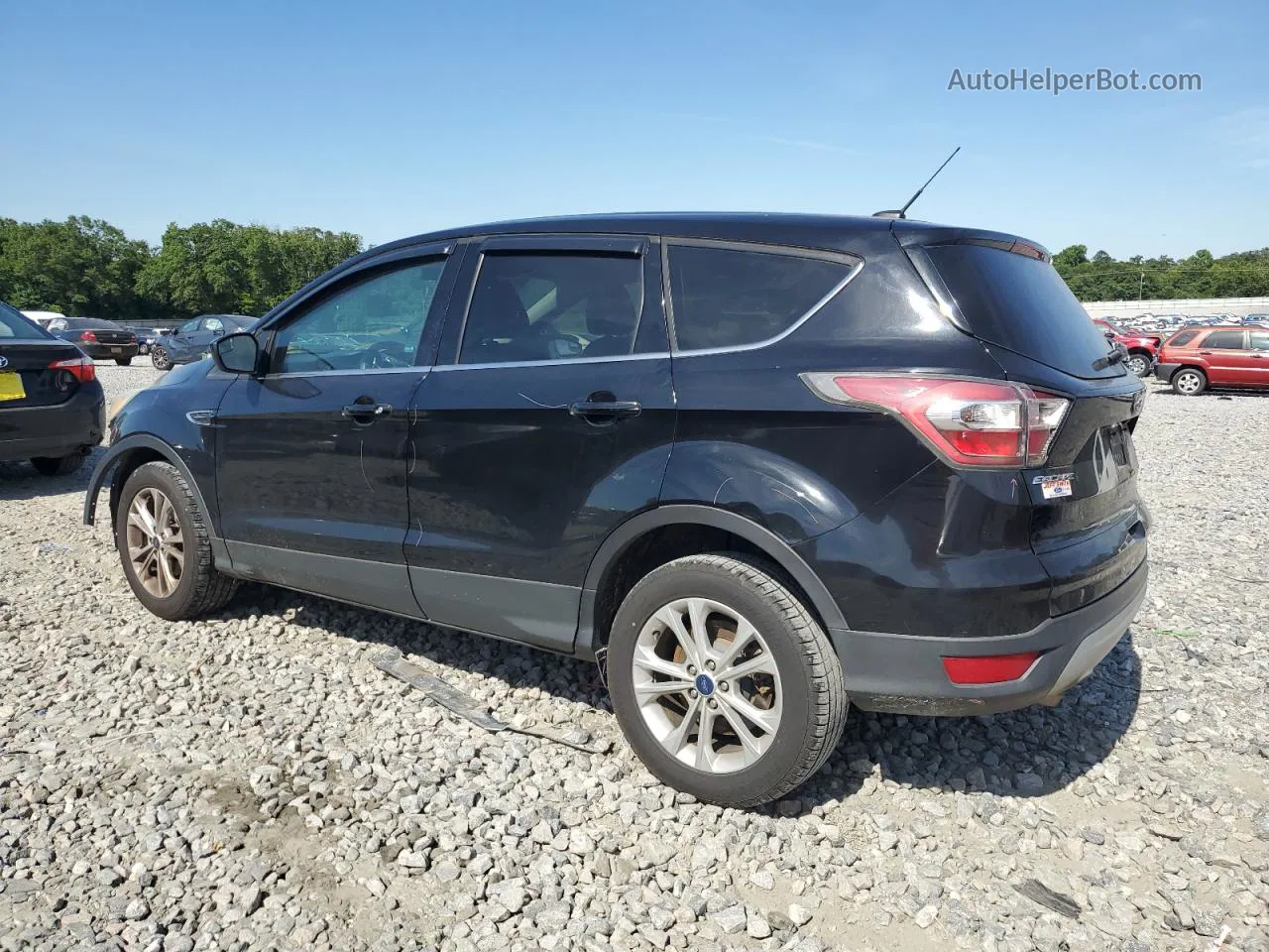 2017 Ford Escape Se Black vin: 1FMCU0GD9HUA10049