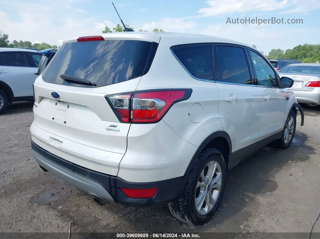 2017 Ford Escape Se White vin: 1FMCU0GD9HUB27629