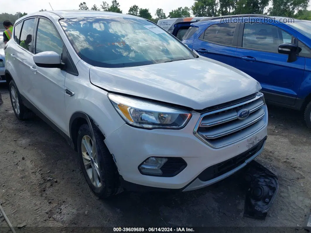 2017 Ford Escape Se White vin: 1FMCU0GD9HUB27629