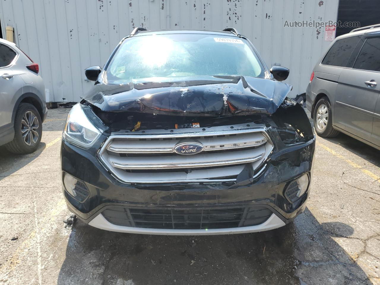 2017 Ford Escape Se Black vin: 1FMCU0GD9HUB98975