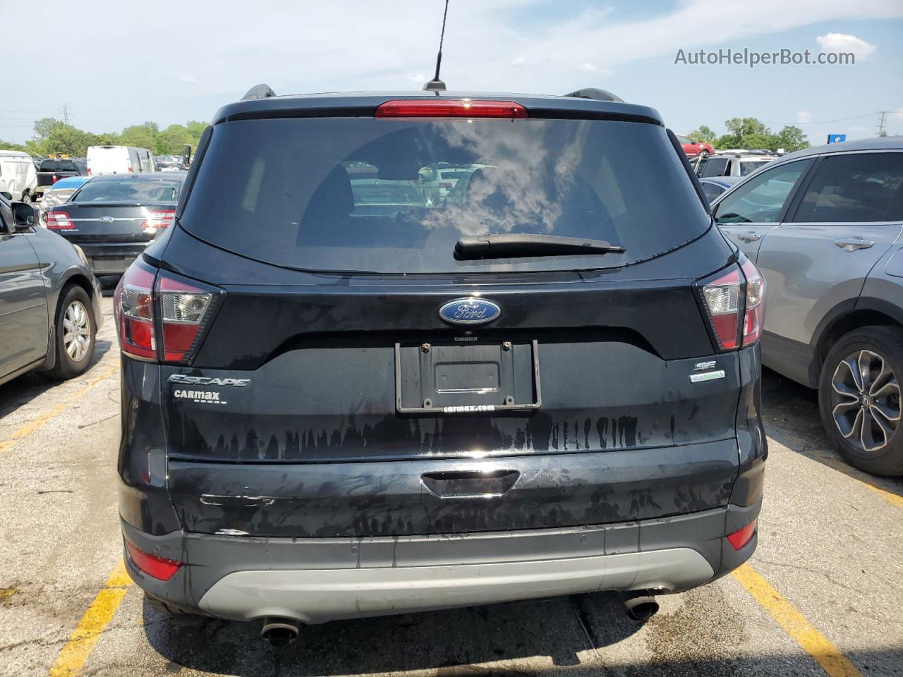 2017 Ford Escape Se Black vin: 1FMCU0GD9HUB98975