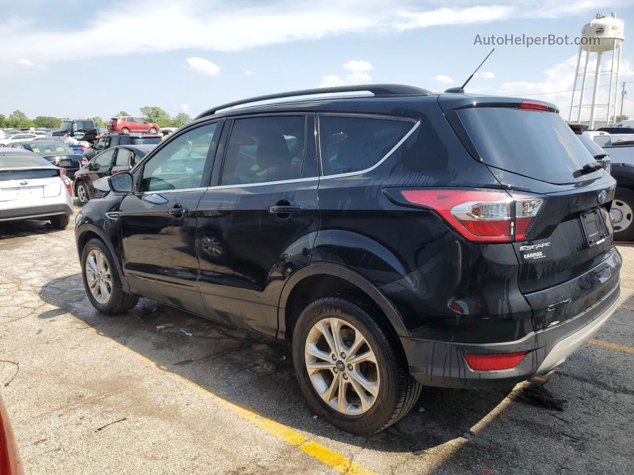 2017 Ford Escape Se Black vin: 1FMCU0GD9HUB98975