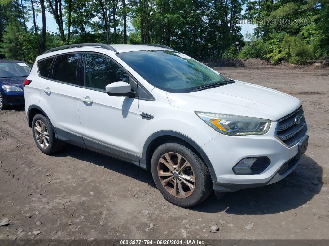 2017 Ford Escape Se White vin: 1FMCU0GD9HUC04533