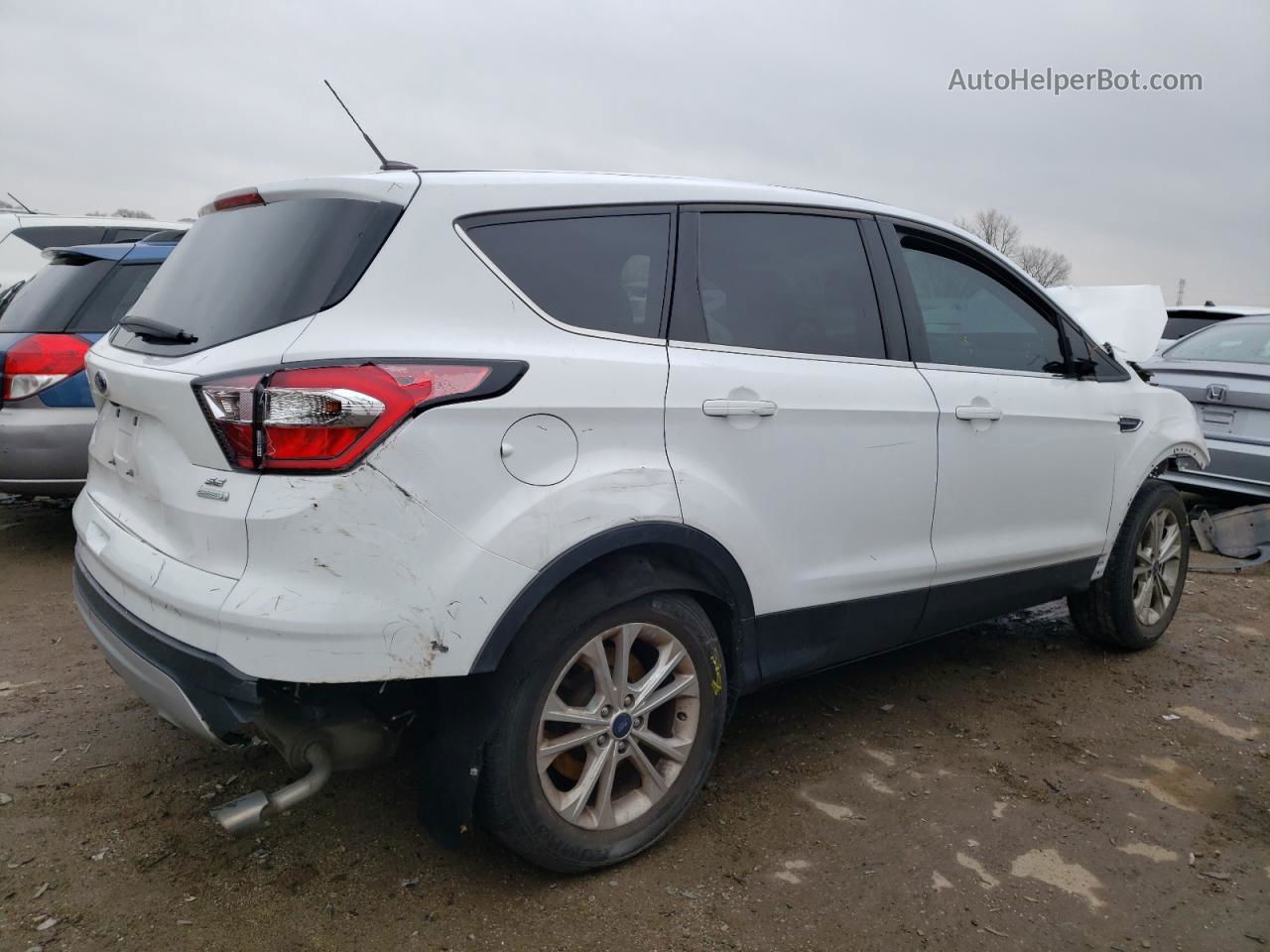 2017 Ford Escape Se White vin: 1FMCU0GD9HUC94797