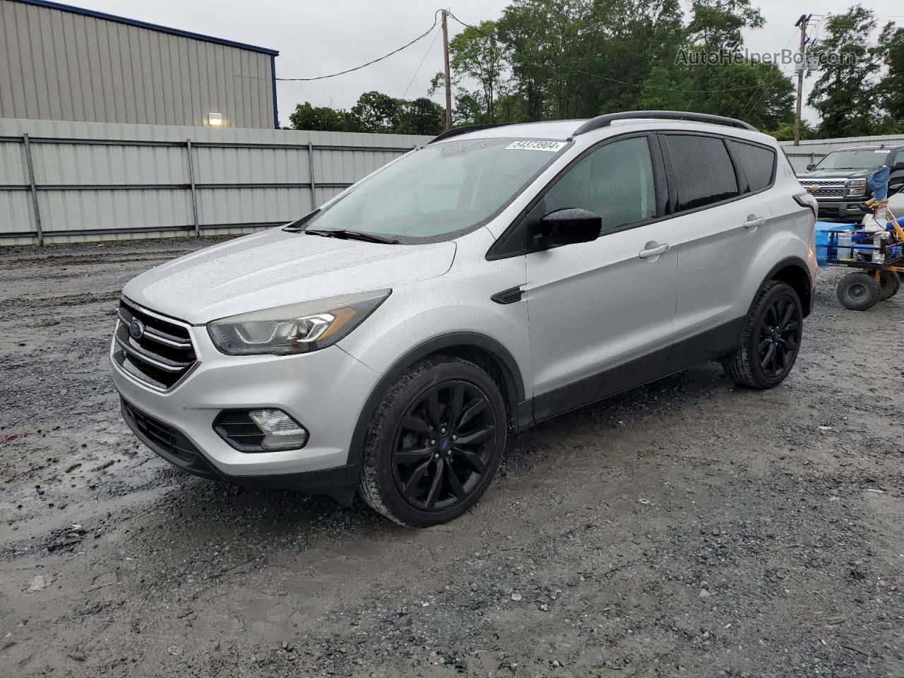 2017 Ford Escape Se Silver vin: 1FMCU0GD9HUD18337