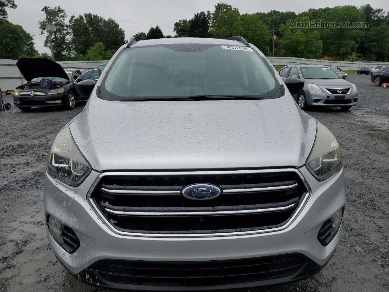 2017 Ford Escape Se Silver vin: 1FMCU0GD9HUD18337