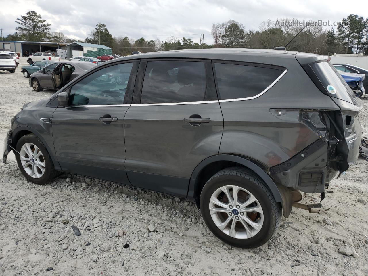 2017 Ford Escape Se Gray vin: 1FMCU0GD9HUD90848