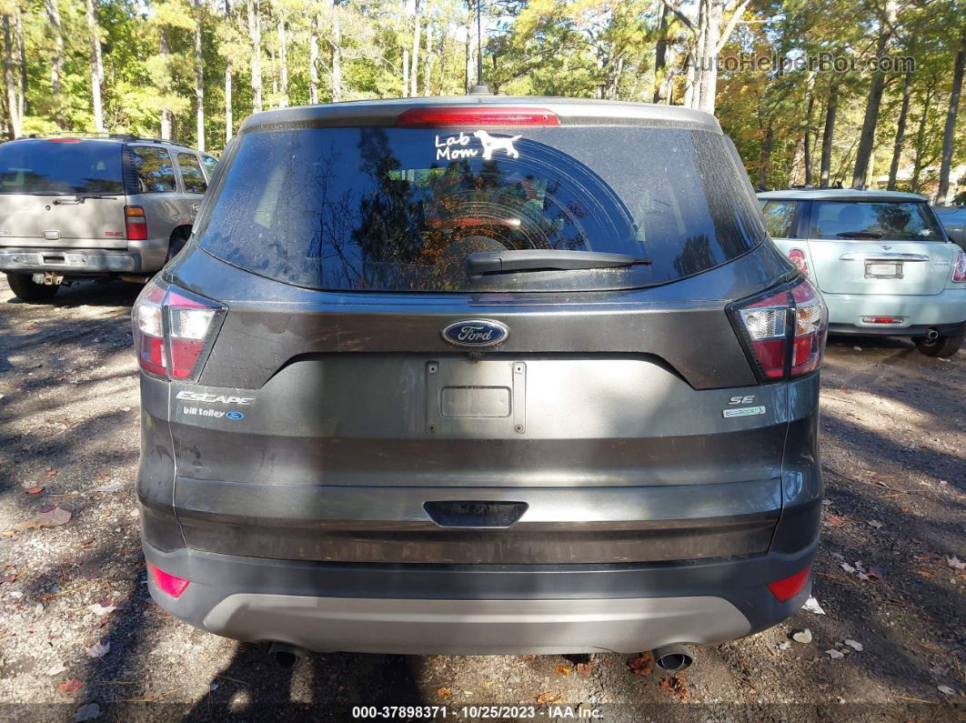 2017 Ford Escape Se Gray vin: 1FMCU0GD9HUE00455