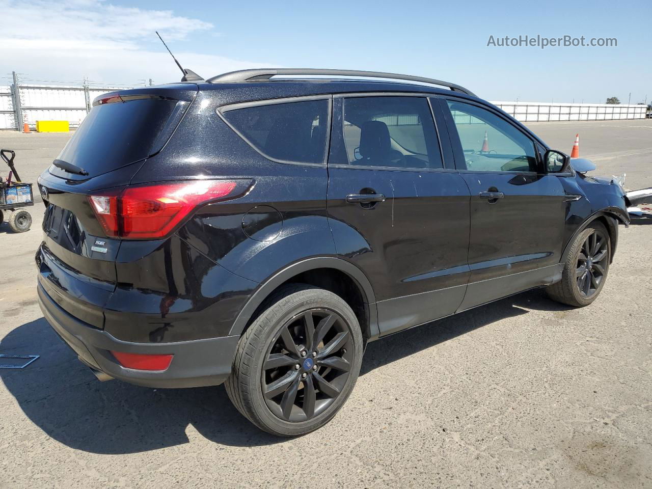 2019 Ford Escape Se Black vin: 1FMCU0GD9KUC55506