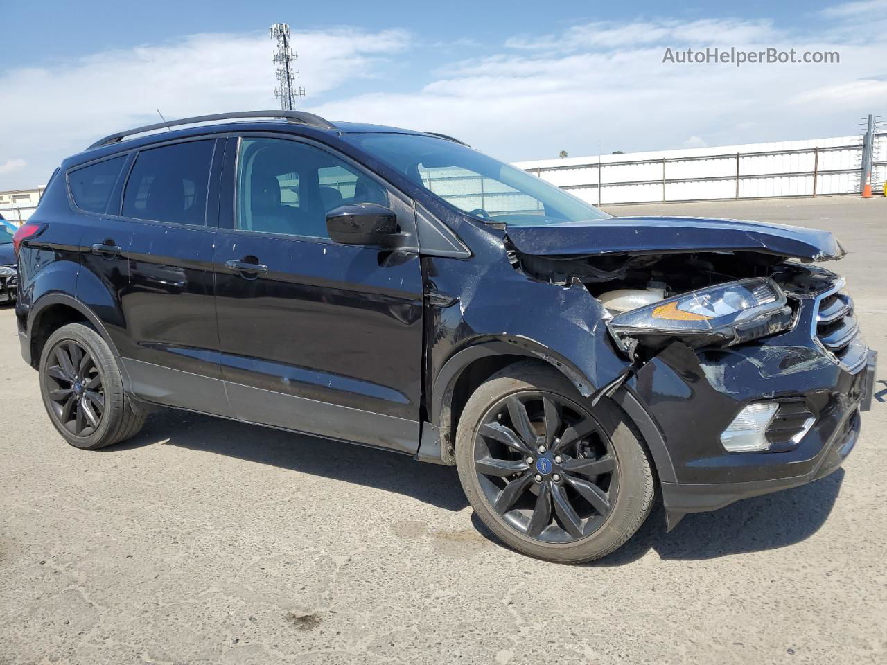 2019 Ford Escape Se Black vin: 1FMCU0GD9KUC55506