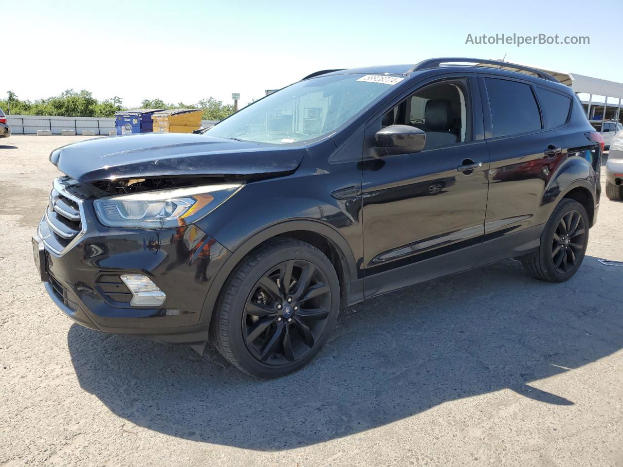 2019 Ford Escape Se Black vin: 1FMCU0GD9KUC55506