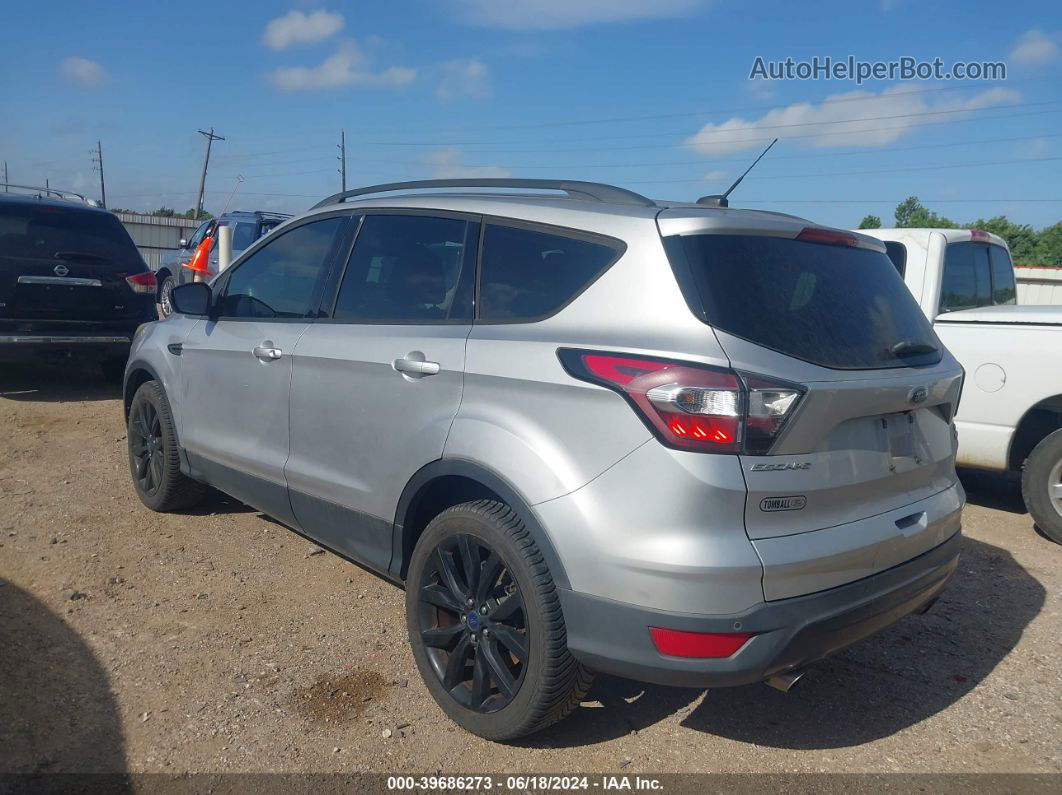 2017 Ford Escape Se Silver vin: 1FMCU0GDXHUA13364