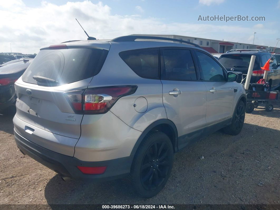 2017 Ford Escape Se Silver vin: 1FMCU0GDXHUA13364