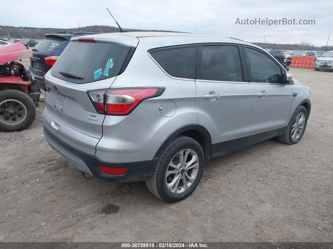 2017 Ford Escape Se Silver vin: 1FMCU0GDXHUA29936