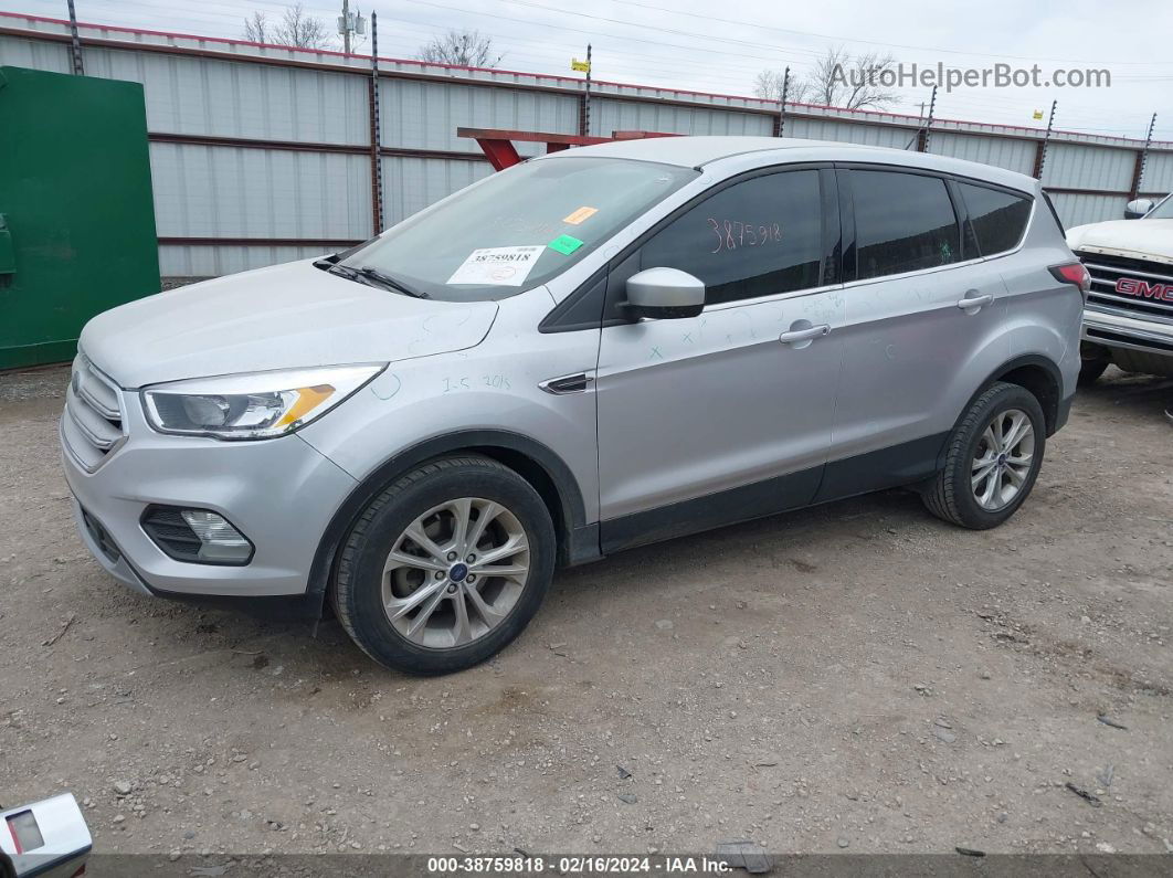 2017 Ford Escape Se Silver vin: 1FMCU0GDXHUA29936