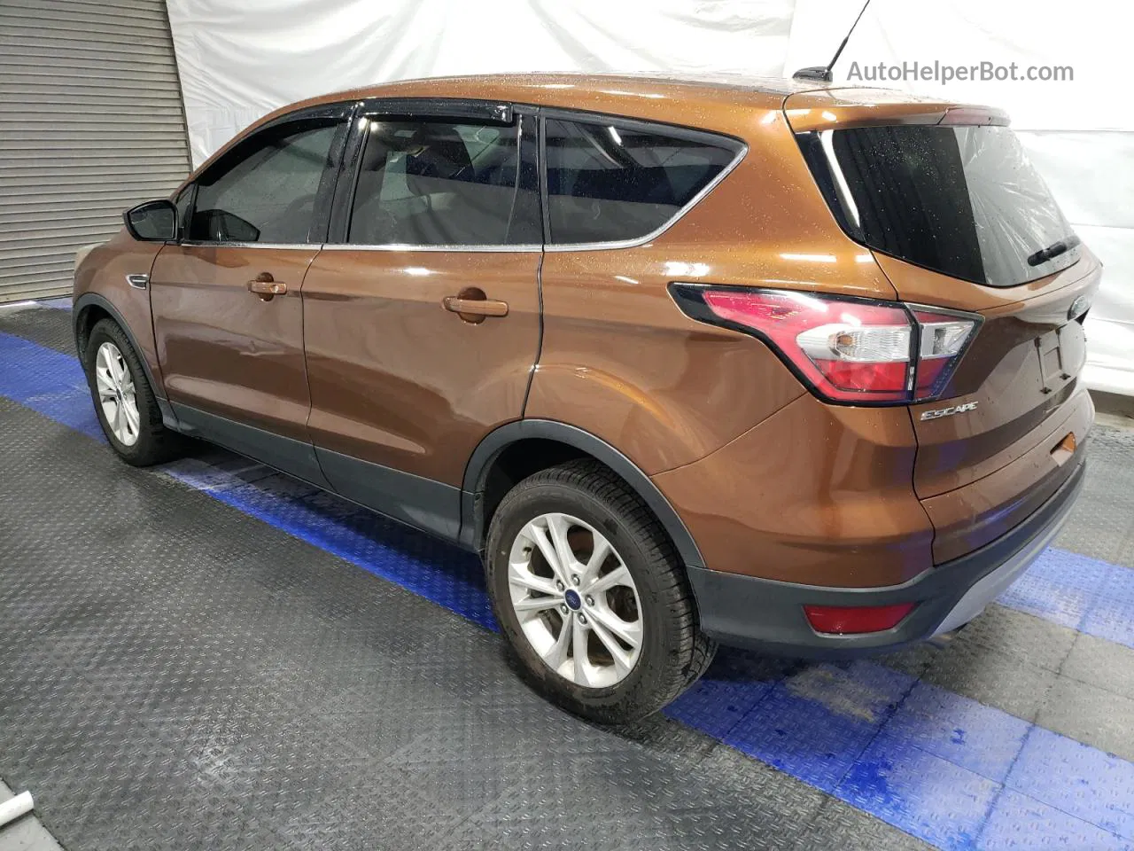 2017 Ford Escape Se Brown vin: 1FMCU0GDXHUA40435