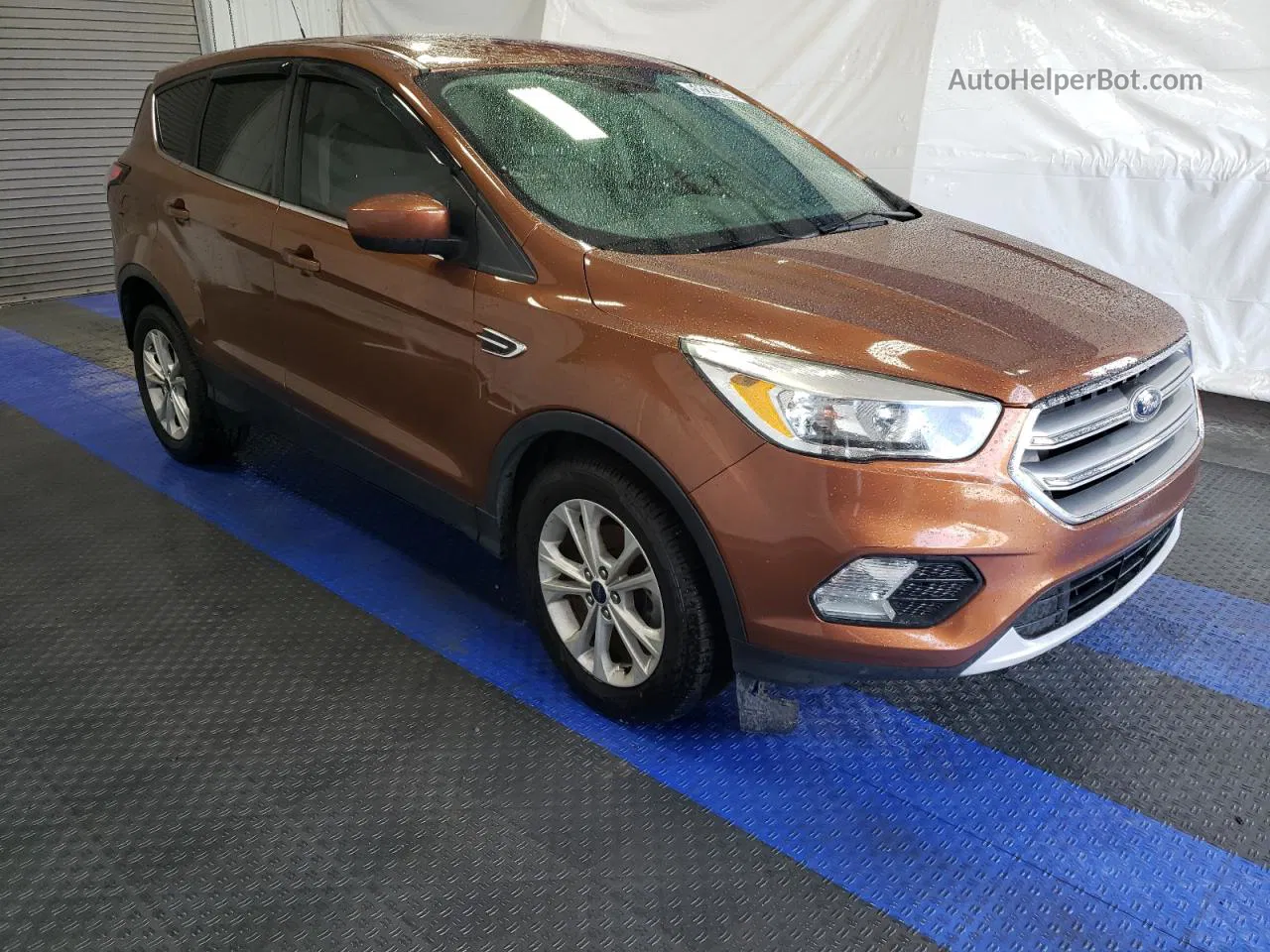 2017 Ford Escape Se Brown vin: 1FMCU0GDXHUA40435