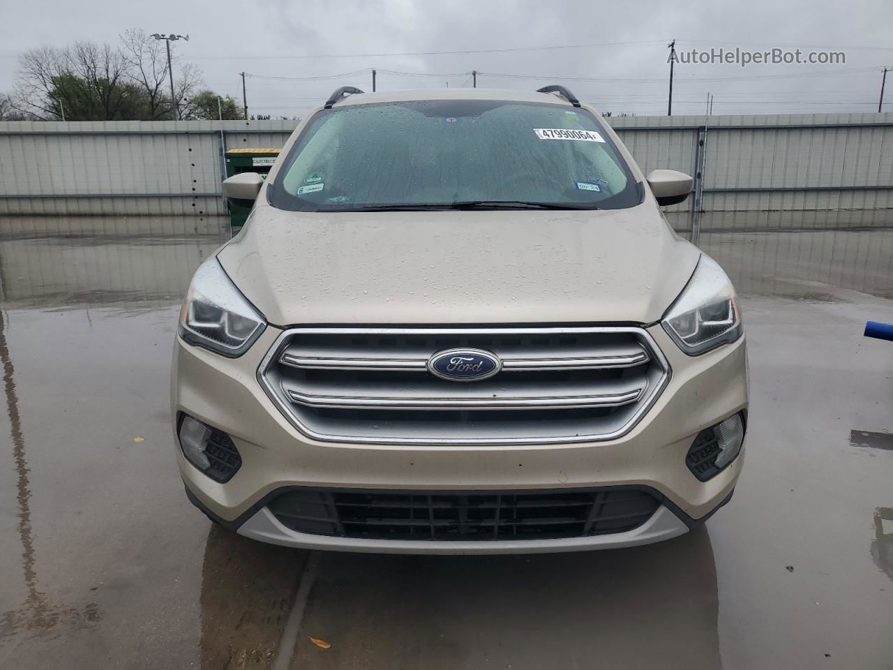 2017 Ford Escape Se Желто-коричневый vin: 1FMCU0GDXHUC34026