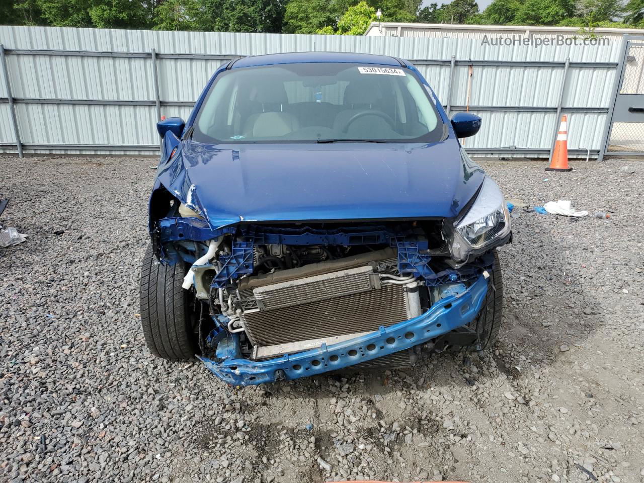 2017 Ford Escape Se Blue vin: 1FMCU0GDXHUC59427