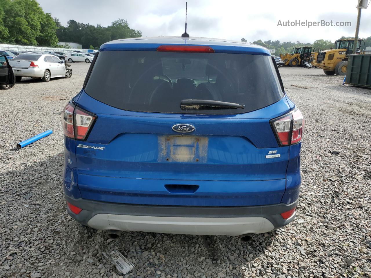 2017 Ford Escape Se Blue vin: 1FMCU0GDXHUC59427