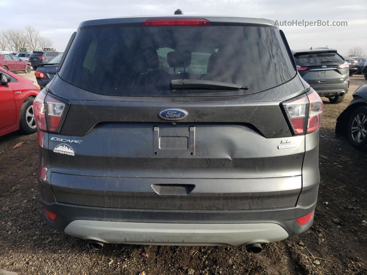 2017 Ford Escape Se Угольный vin: 1FMCU0GDXHUC62330