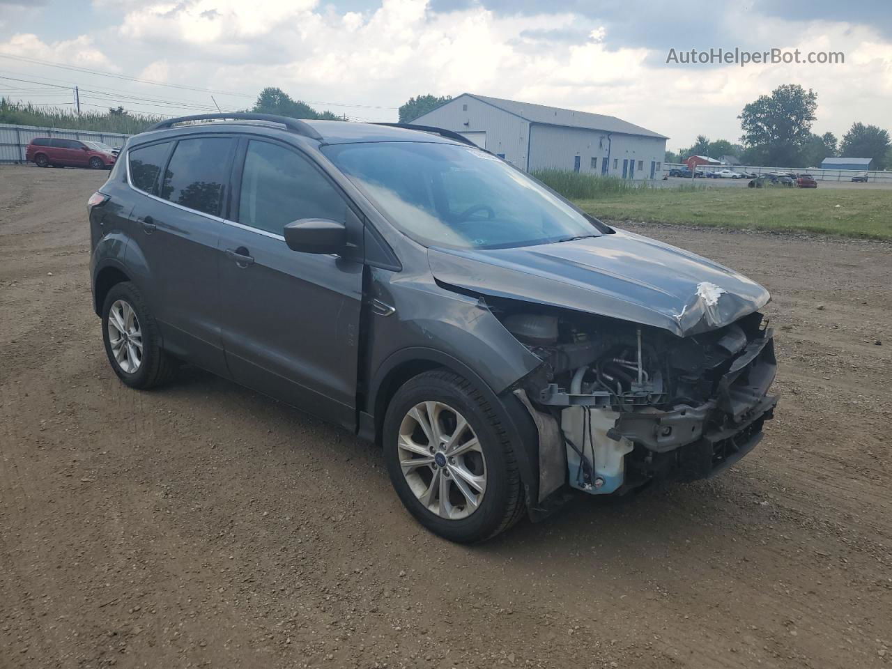 2017 Ford Escape Se Charcoal vin: 1FMCU0GDXHUC75546