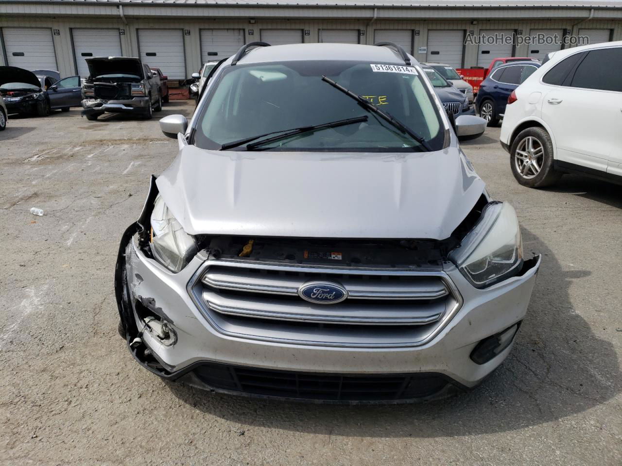 2017 Ford Escape Se Серебряный vin: 1FMCU0GDXHUC94159